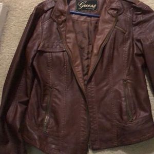 Guess leather jacket
